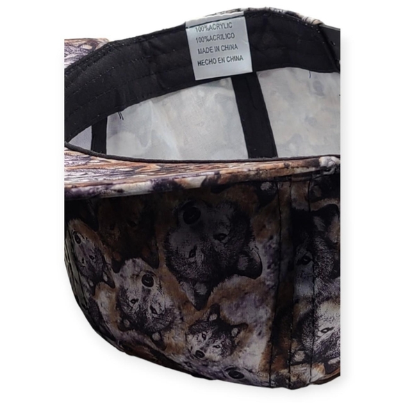New Unisex Wolfs Snapback Cap Hat - Picture 5 of 5
